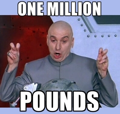 one million pounds