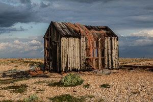 abandoned shack house